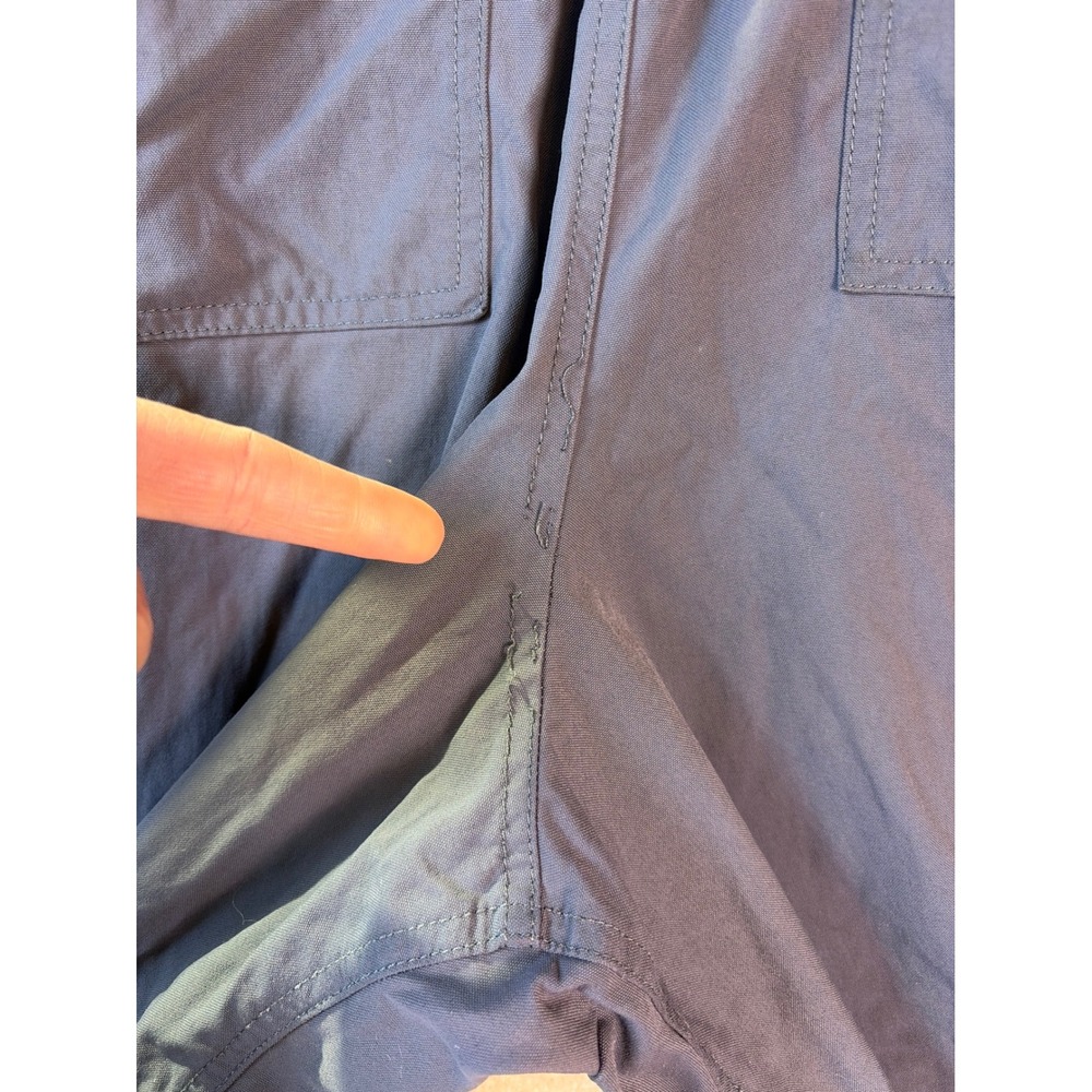 Duluth Trading Co Cargo Shorts Mens 3XL Blue Nylon Lightweight Utility 59312 - Picture 5 of 8